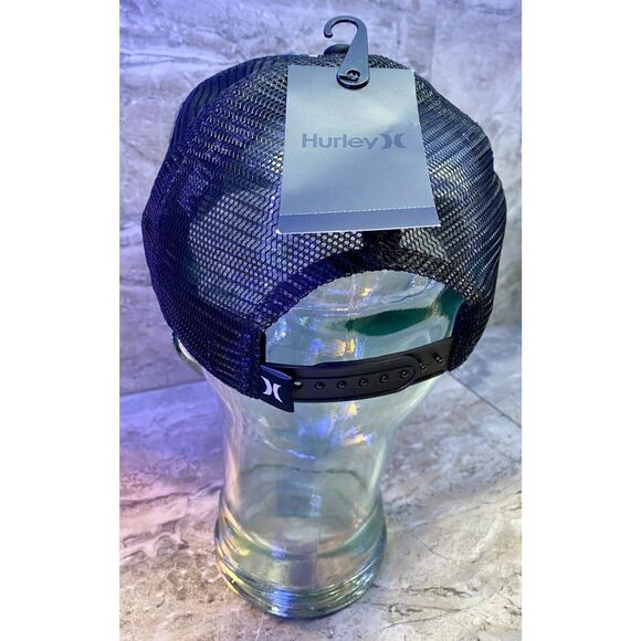 Hurley Men's Balboa Trucker Hat Black Multicolor Tropical Snapback One Size - Picture 6 of 10